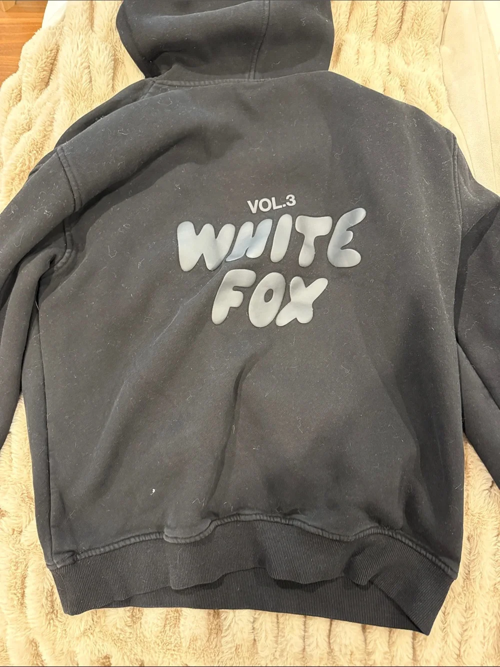 White Fox Boutique Black Crewneck Sweatshirt